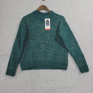 NEW Original Weatherproof Vintage Shimmer Knit Sweater M  Polyester// 25CT